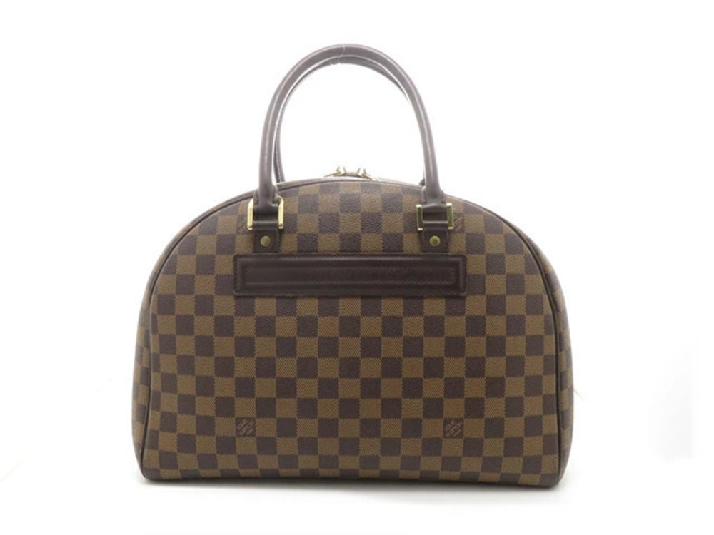 LOUIS VUITTON Nolita Damier Tote Bag Canvas Brown